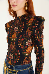 Black Berry Garden Organic Cotton Bodysuit