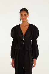 Black Long Sleeve Blouse