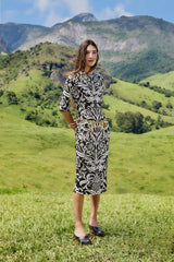 Black Lisbon Lenzing™ Ecovero™ Viscose Jersey Midi Dress