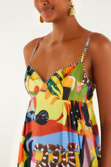 Ana Leovy Farm Rio Sleeveless Maxi Dress