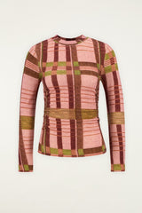 Thalita Long-Sleeve Knitted Top