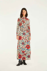 Sand Francesca Lenzing® Ecovero® Viscose Maxi Skirt