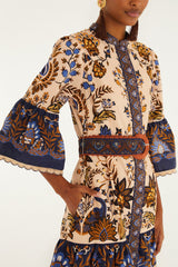 Pink Marvelous Garden Organic Cotton Mini Dress