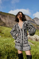 Lisbon Black Mini Dress – FARM Rio