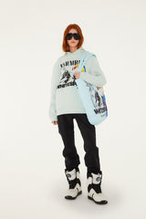 Blue Toucan Puffer Bag