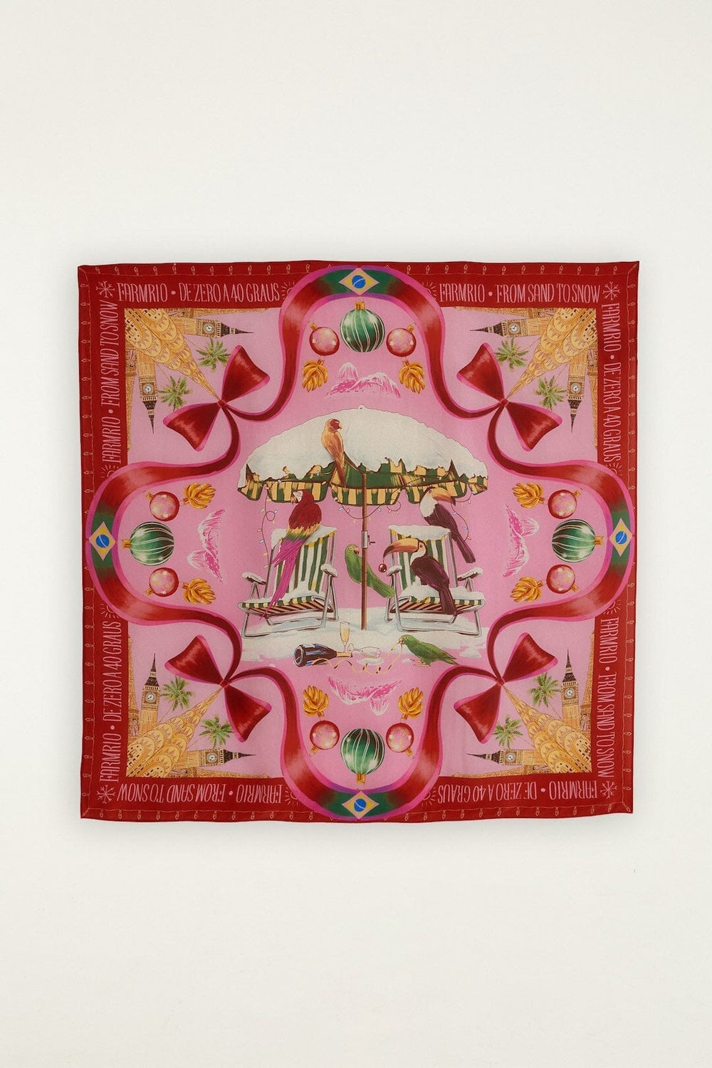 Multicolor From Sand To Snow Bandana Scarf