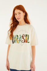 Off-White Brasil Organic Cotton T-Shirt