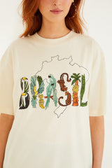 Off-White Brasil Organic Cotton T-Shirt