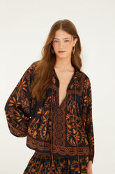 Black Cornely Ainika Blouse