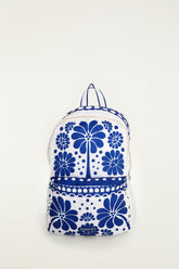 Blue Palermo Pocket Backpack