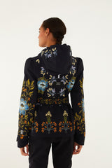 Black Winter Garden Puffer