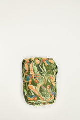 Green Bird Jungle Crossbody Bag