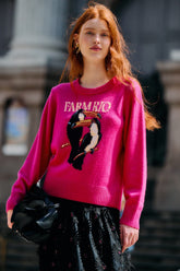 Pink Farm Rio Toucan Knit Sweater