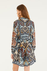 Multicolor Balamana Mini Dress