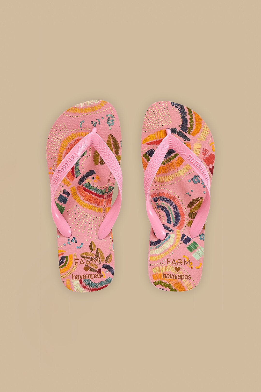 Pink Colorful Birds Havaianas Sandals – FARM Rio