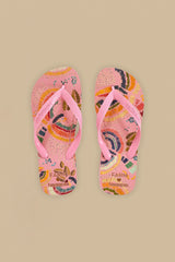 Pink Colorful Birds Havaianas Sandals – FARM Rio