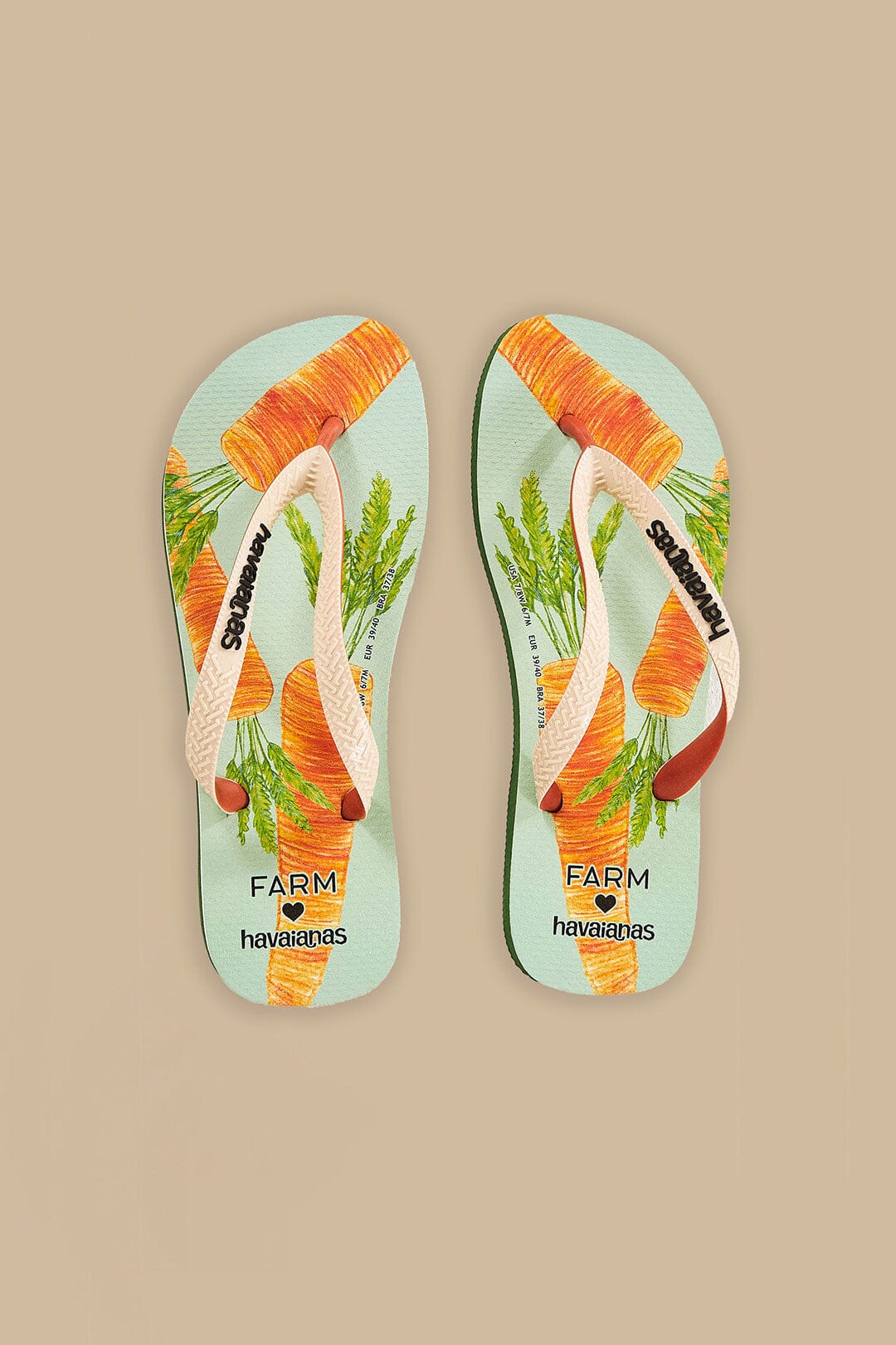 Blue Carrots Havaianas Sandals – FARM Rio