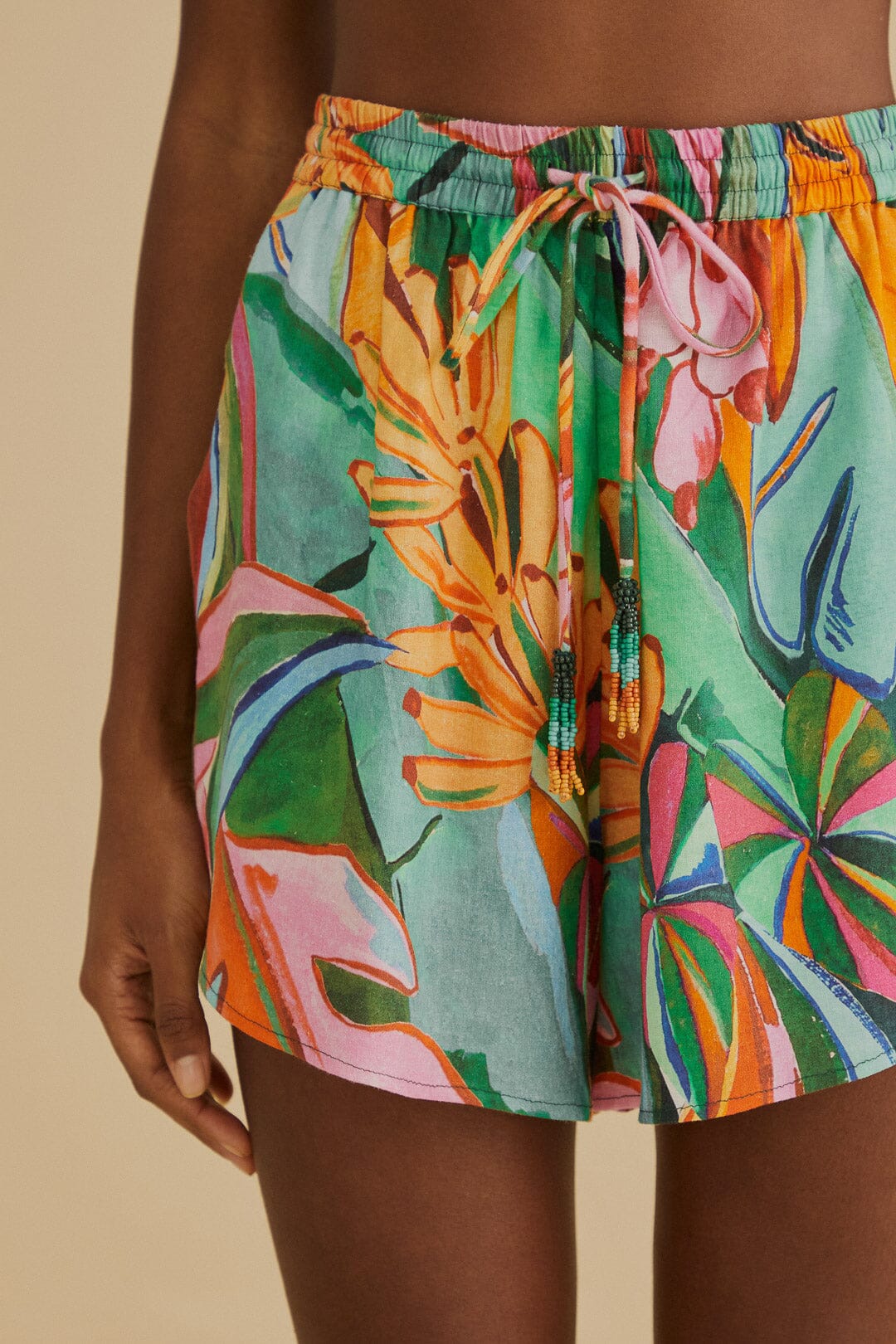 Banana Foliage Shorts – FARM Rio