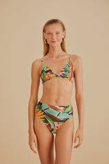 Banana Foliage Knot Bikini Top – FARM Rio