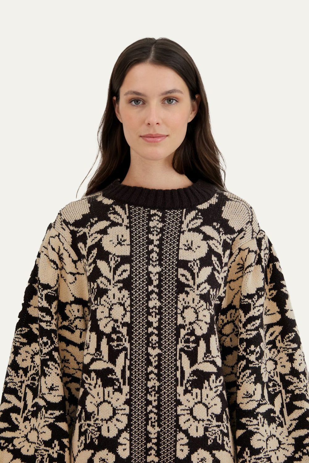 Black Pineapple Garden Mini Sweater Dress – FARM Rio