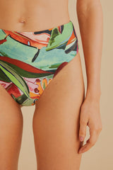 Banana Foliage High Waisted Bikini Bottom – FARM Rio