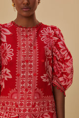 Flora Tapestry Red Blouse – FARM Rio