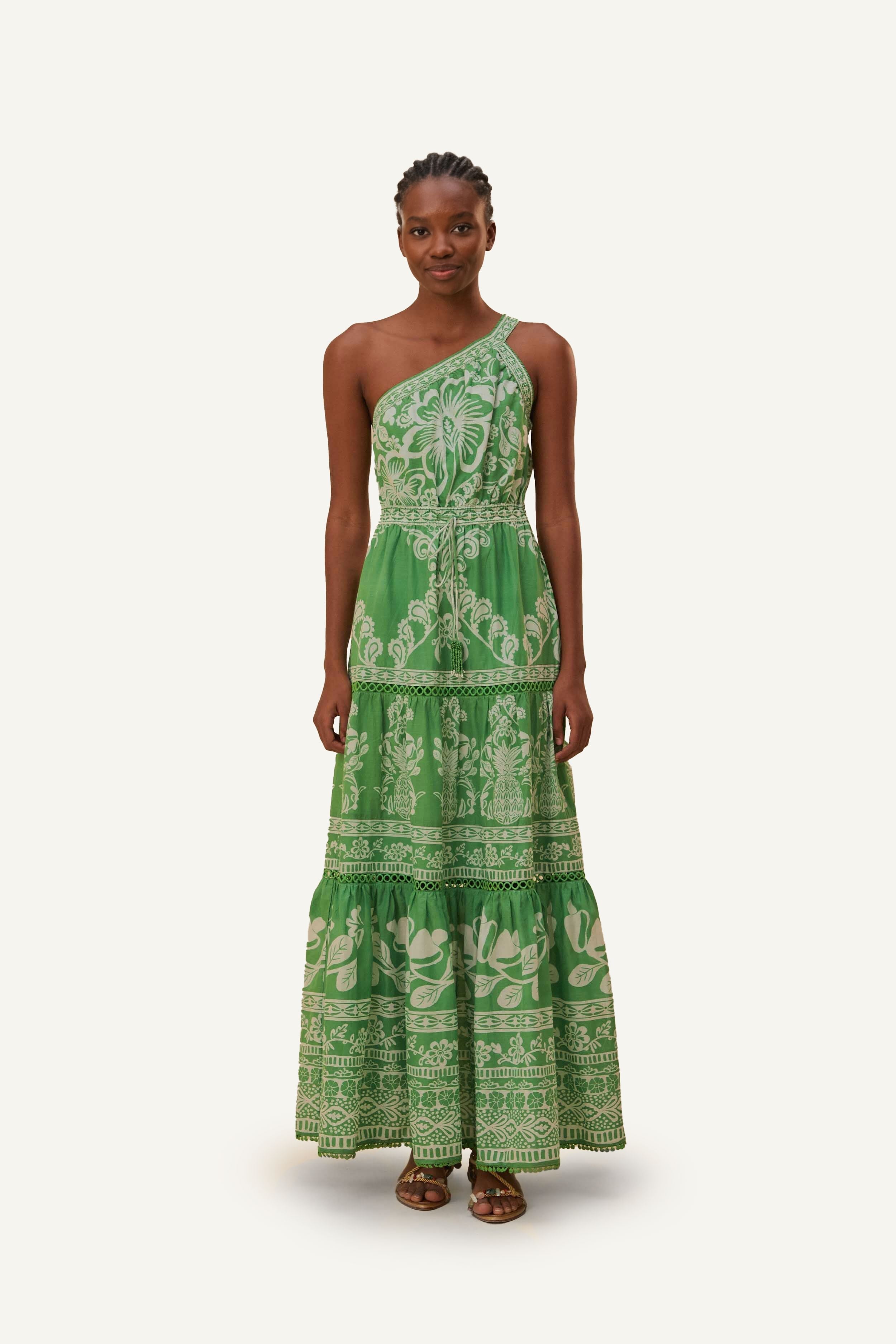 Green Sweet Garden Maxi Dress – FARM Rio