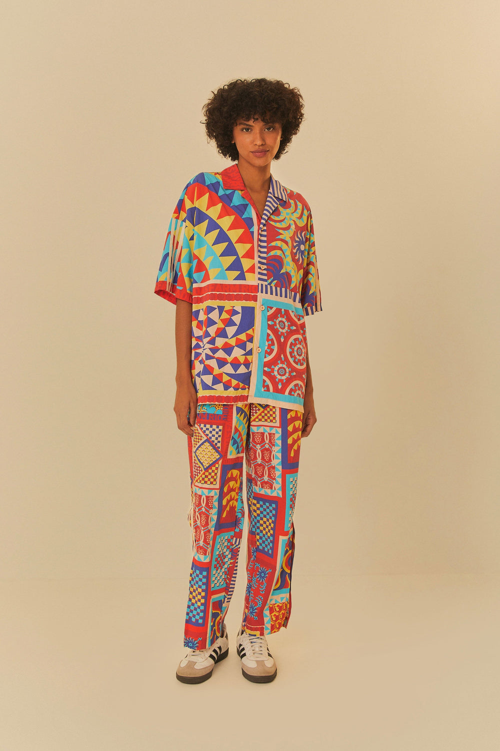 Adidas Farm Solar Kaleidoscope Blue Top – FARM Rio