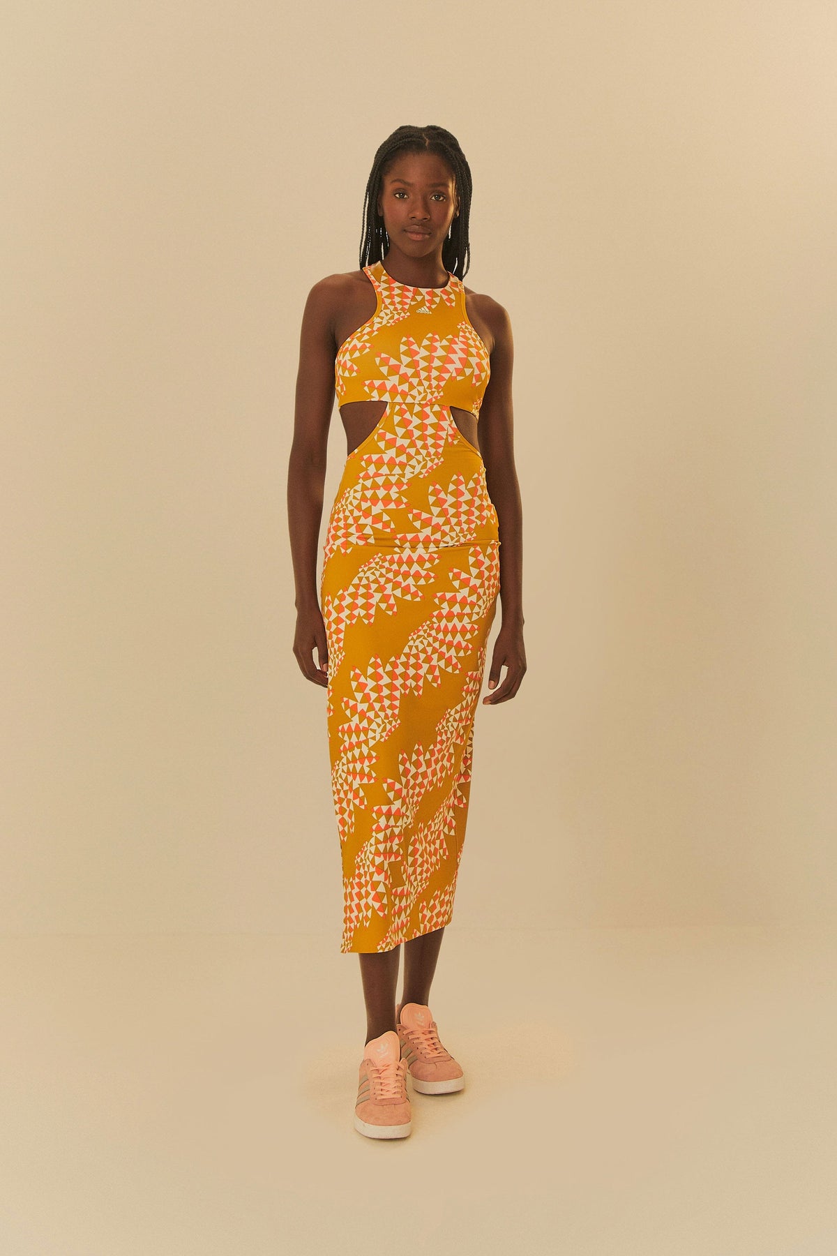 Adidas Farm Psychedelic Wave Green Dress – FARM Rio