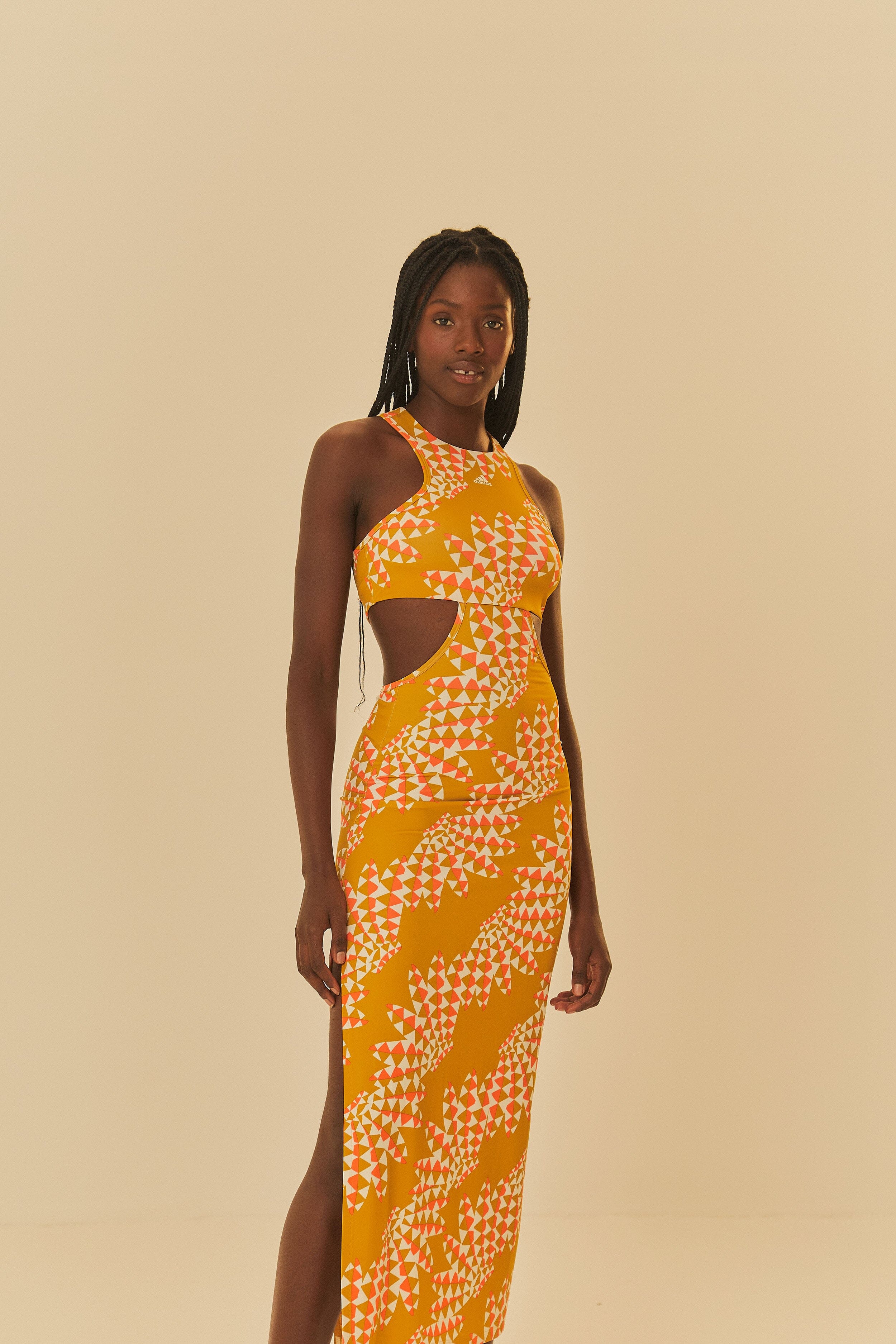 Adidas Farm Psychedelic Wave Green Dress – FARM Rio