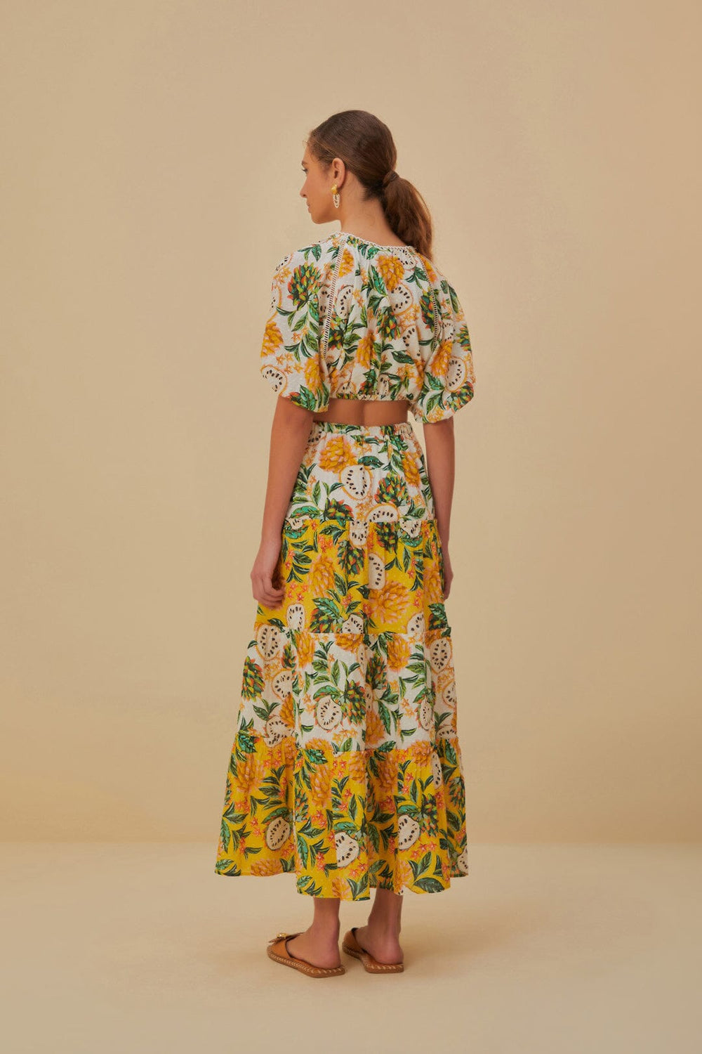 Mixed Biriba Maxi Skirt – FARM Rio