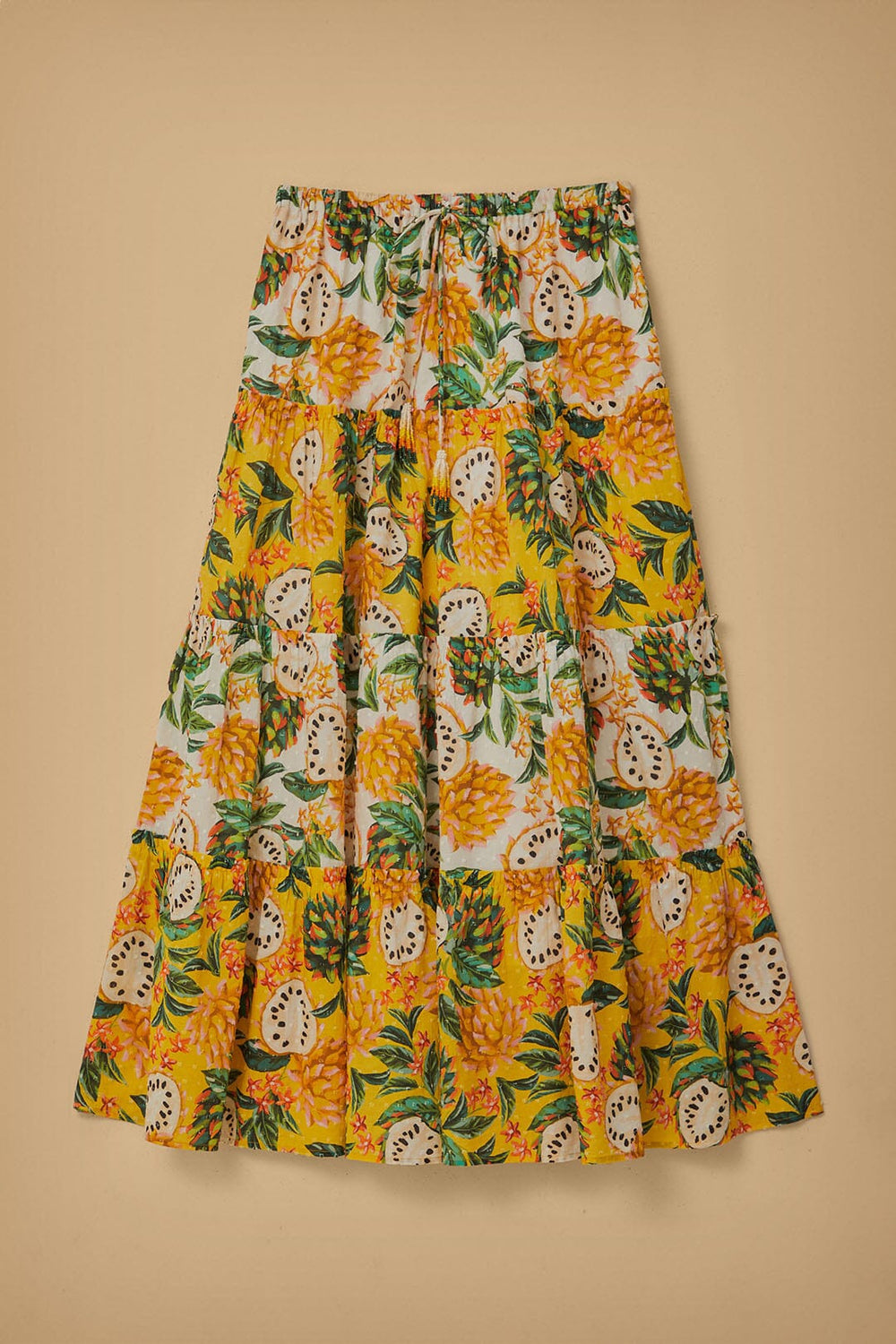 Mixed Biriba Maxi Skirt – FARM Rio