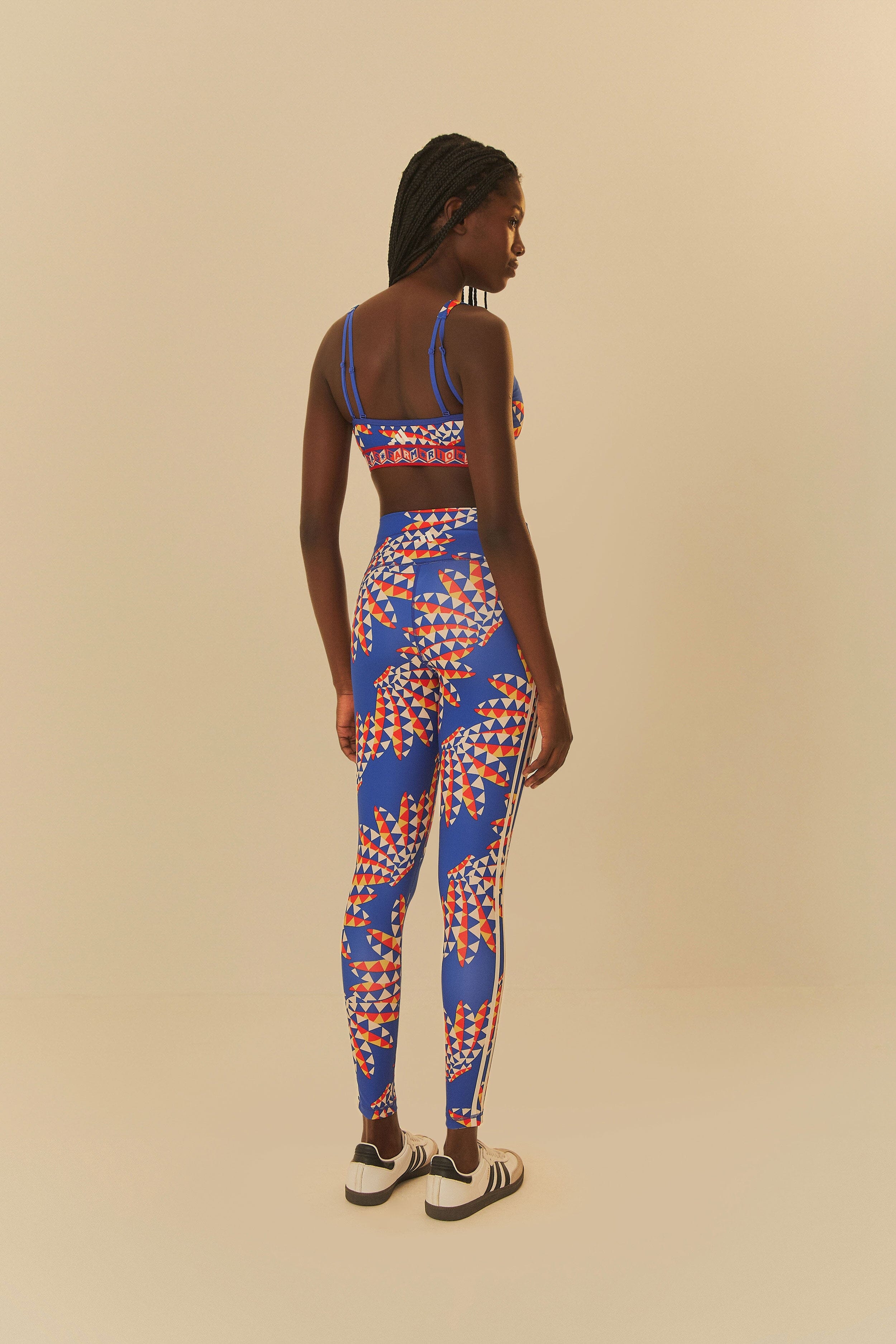 Adidas Farm Psychedelic Wave Blue Leggings – FARM Rio