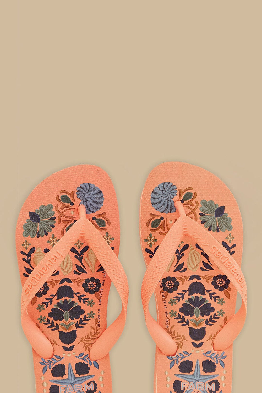 Seasheel Tapestry Havaianas – FARM Rio
