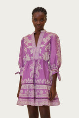 Lilac Sweet Garden Mini Dress – FARM Rio