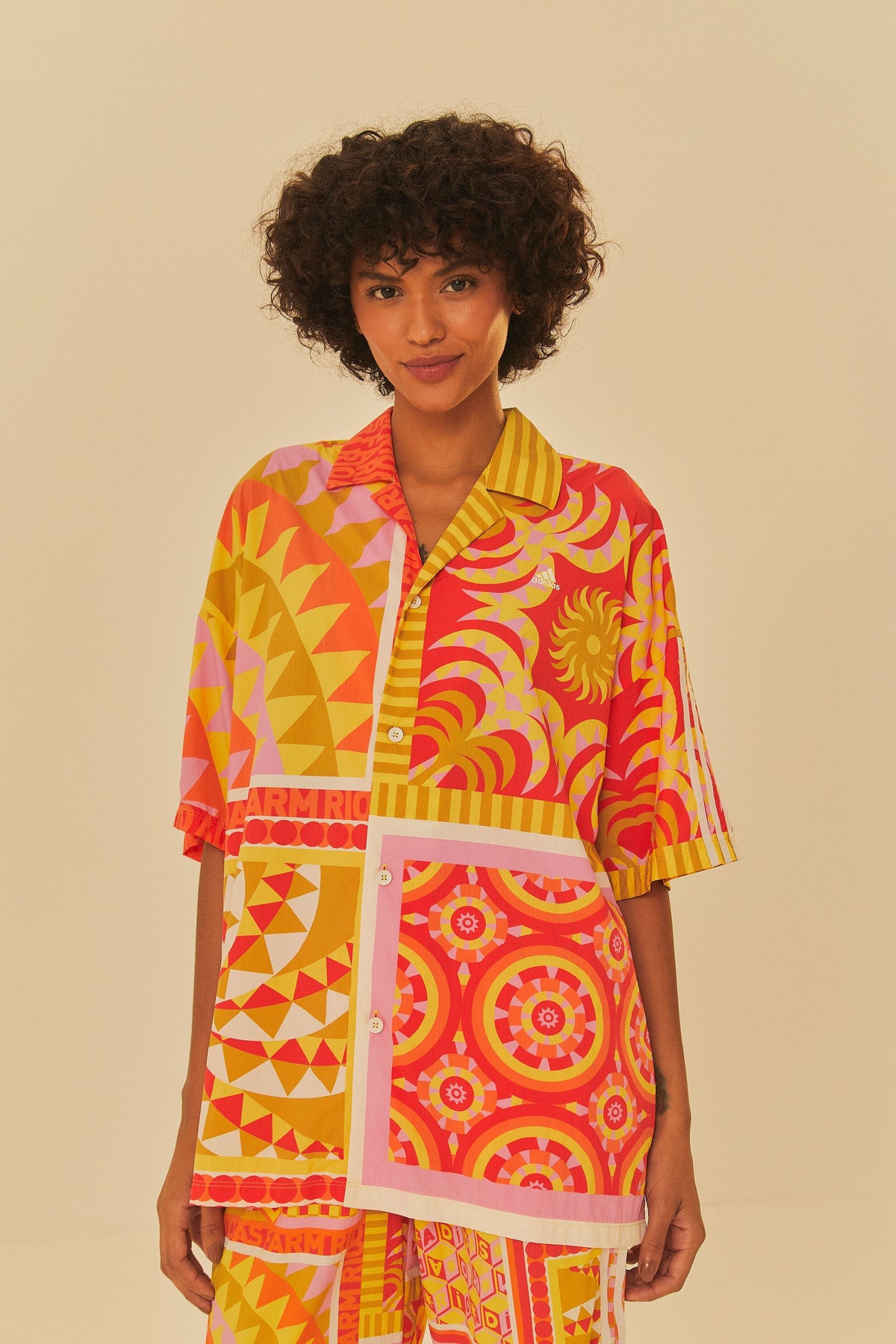 Adidas Farm Solar Kaleidoscope Pink Top – FARM Rio