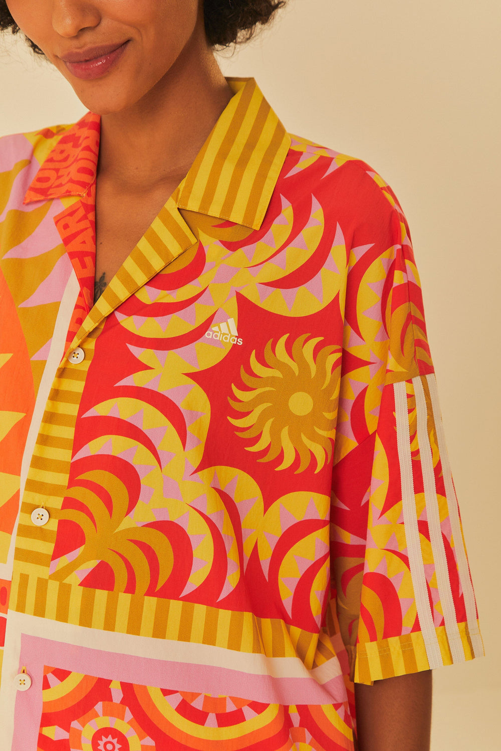 Adidas Farm Solar Kaleidoscope Pink Top – FARM Rio