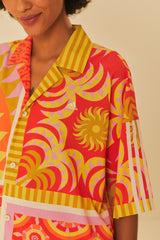 Adidas Farm Solar Kaleidoscope Pink Top – FARM Rio