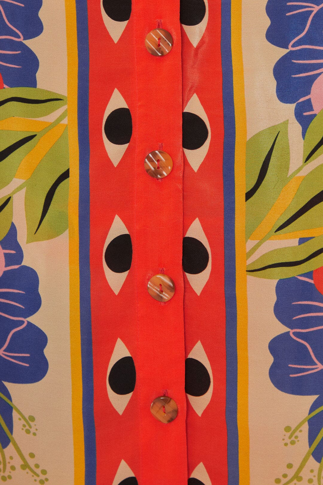 Sand Surreal Scarf Pajama Shirt – FARM Rio