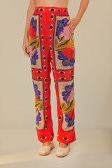 Sand Surreal Scarf Pajama Pants – FARM Rio