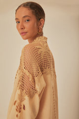 Khaki Palms Richelieu Euroflax™ Premium Linen Shirt – FARM Rio