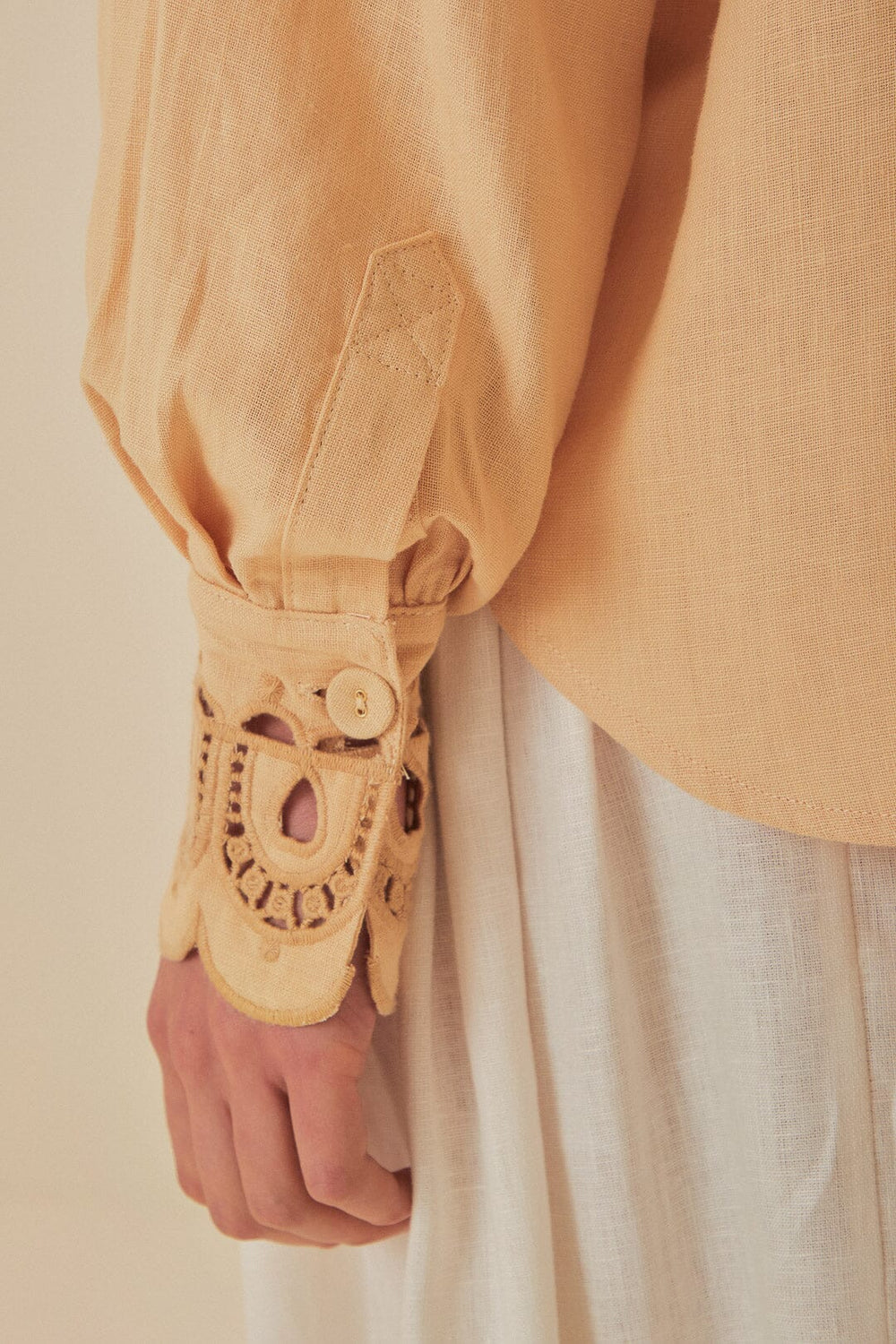 Khaki Palms Richelieu Euroflax™ Premium Linen Shirt – FARM Rio