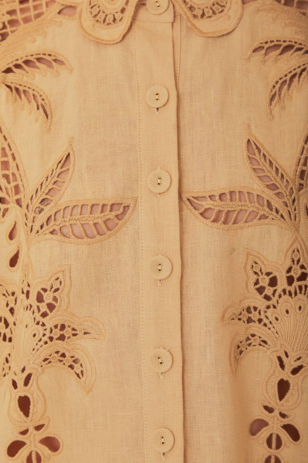 Khaki Palms Richelieu Euroflax™ Premium Linen Shirt – FARM Rio