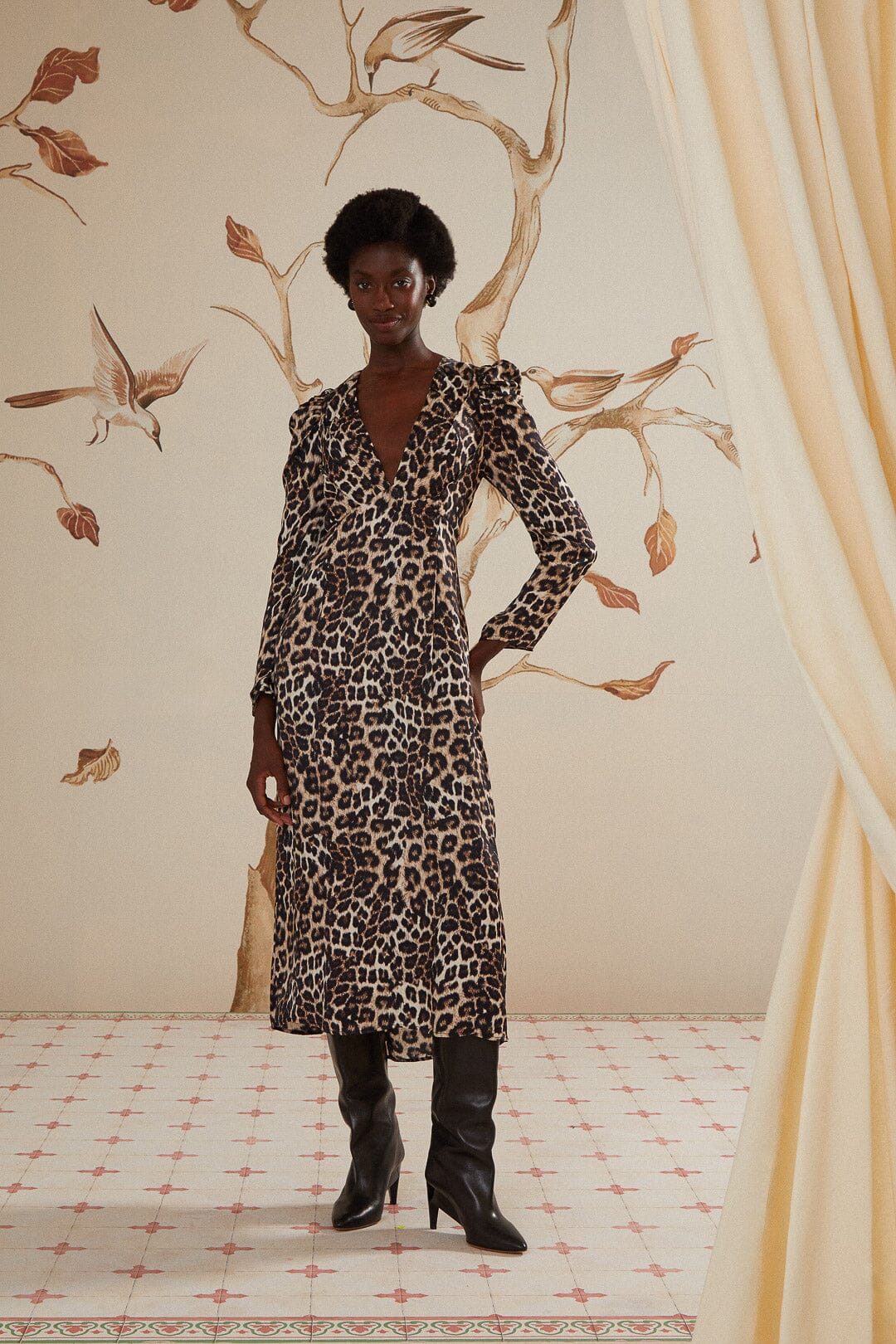 Cream Natural Skin LENZING™ ECOVERO™ Viscose Midi Dress – FARM Rio