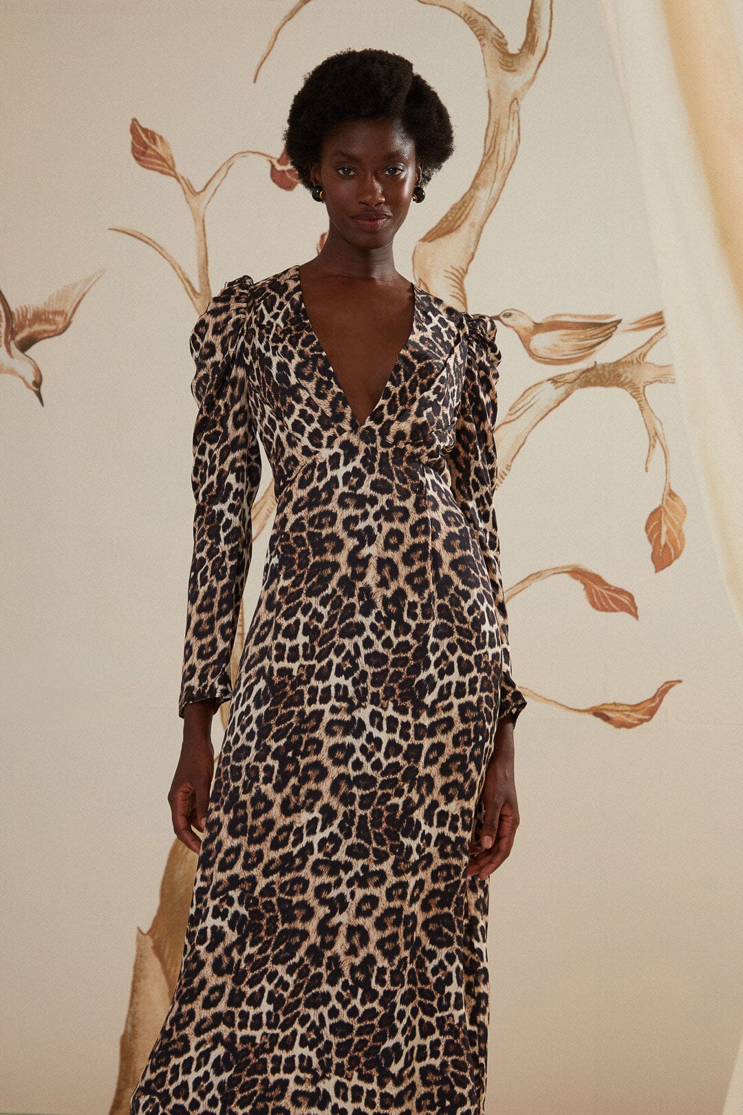 Cream Natural Skin LENZING™ ECOVERO™ Viscose Midi Dress – FARM Rio