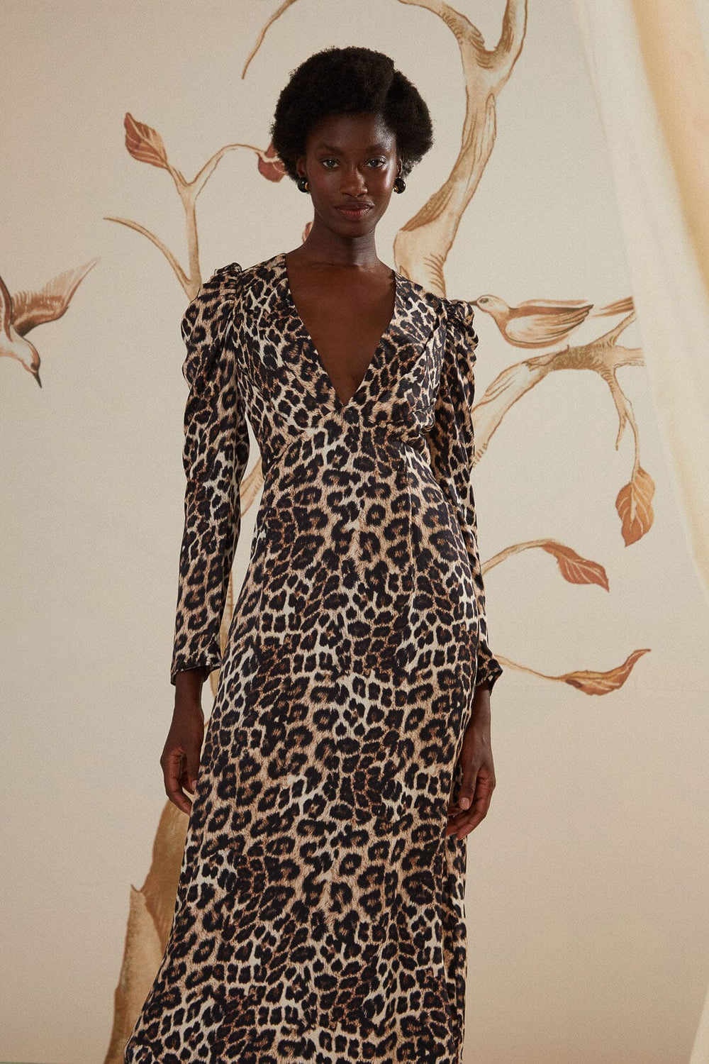 Cream Natural Skin LENZING™ ECOVERO™ Viscose Midi Dress – FARM Rio