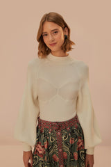 Off-White Knit Bodysuit – FARM Rio