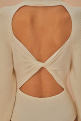 Off-White Knit Bodysuit – FARM Rio