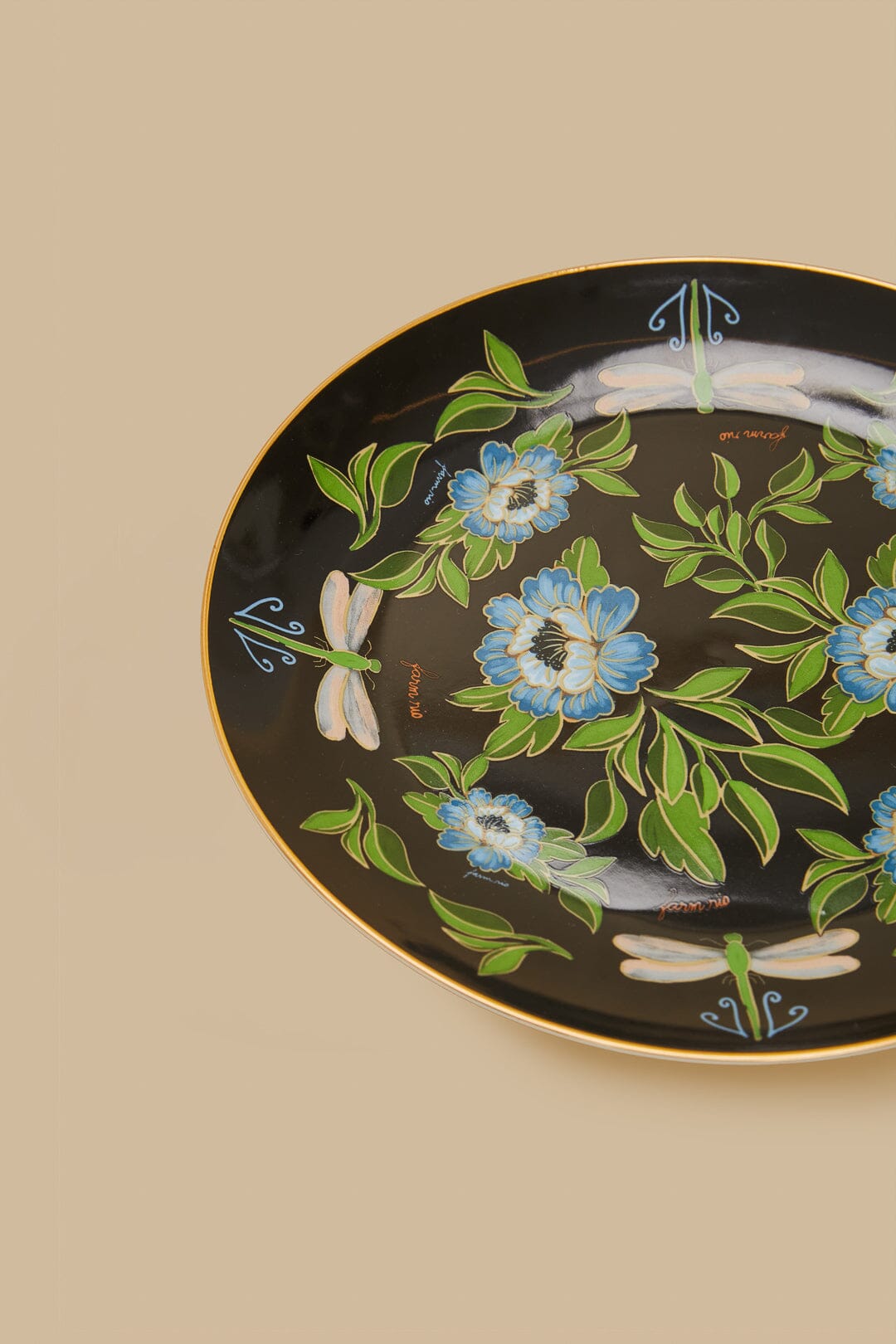 Romantic Dragonfly Dinner Plate – FARM Rio
