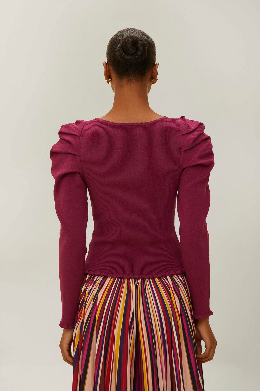 Burgundy Knit Corset Top – FARM Rio